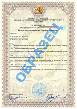 Приложение 1 Черемхово Сертификат ГОСТ РВ 0015-002